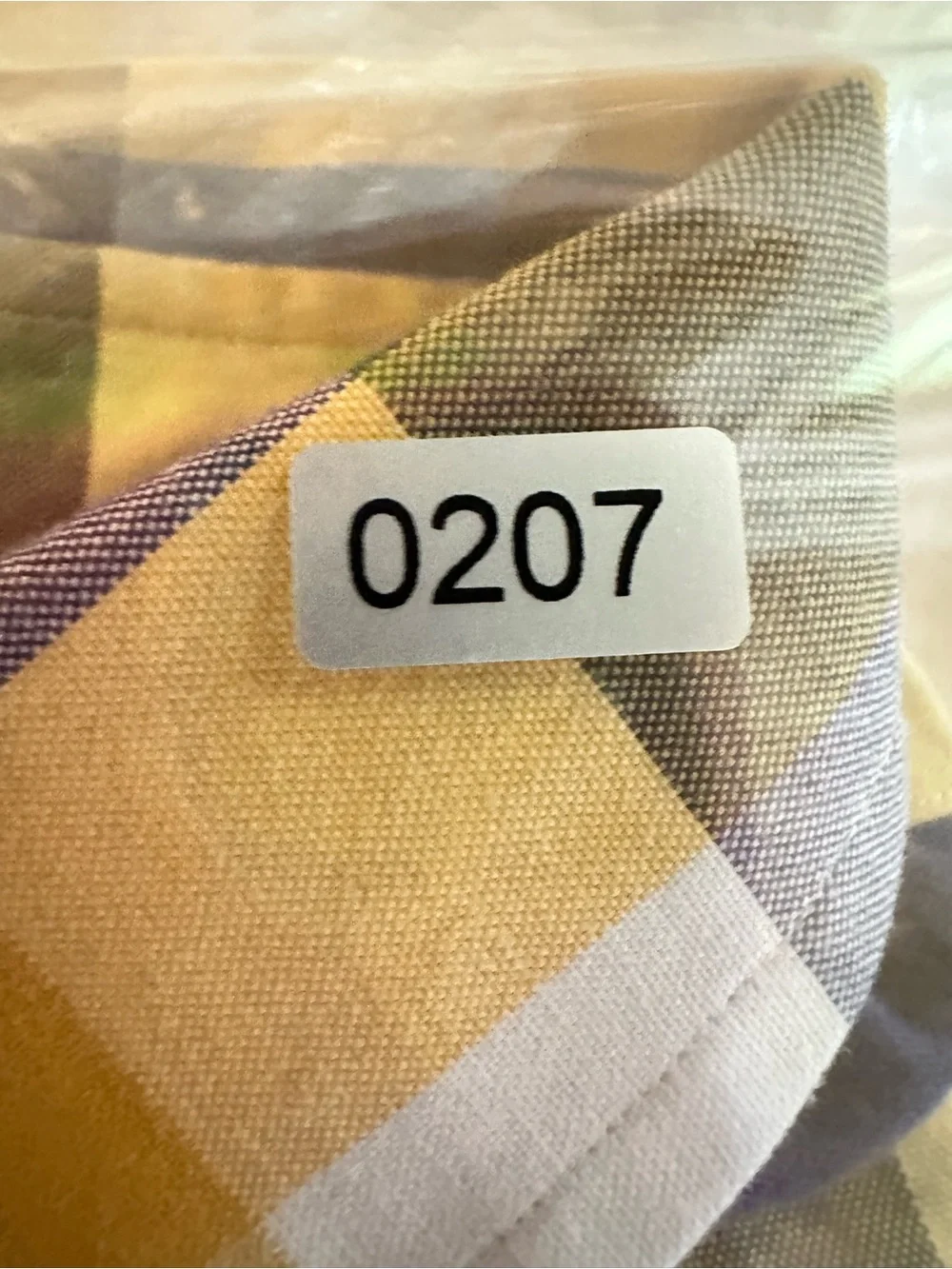 Men’s Banana Republic Yellow & Blue Checked Button-Down Shirt L